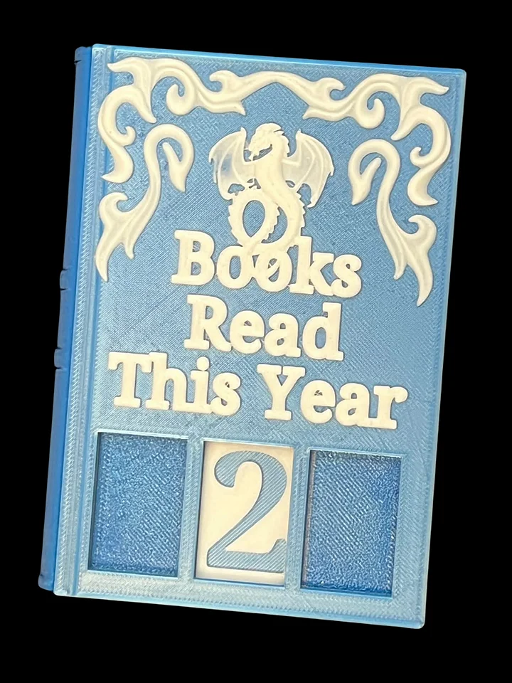 Book Counter with White Dragon and Interchangeable Number Tiles product image (1)