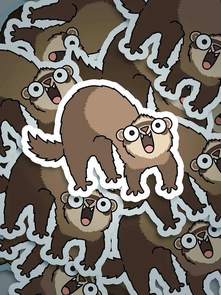 Ferret Weasel War Dance | Sticker product image (3)