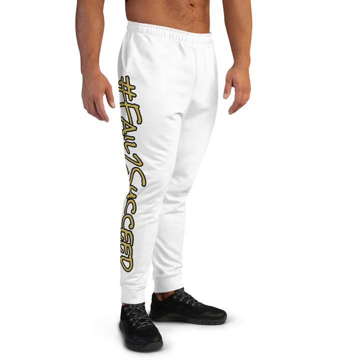 $F2S Sweatpant (White/Old Gold) product image (2)