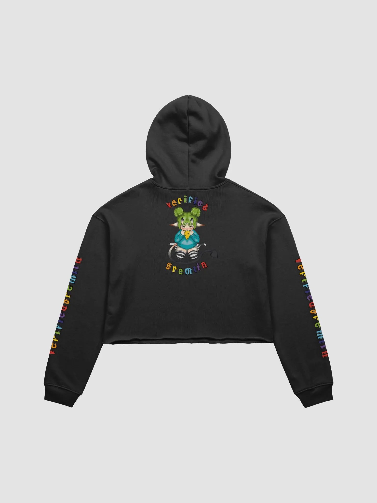 Verified Gremlin Crop Hoodie product image (7)