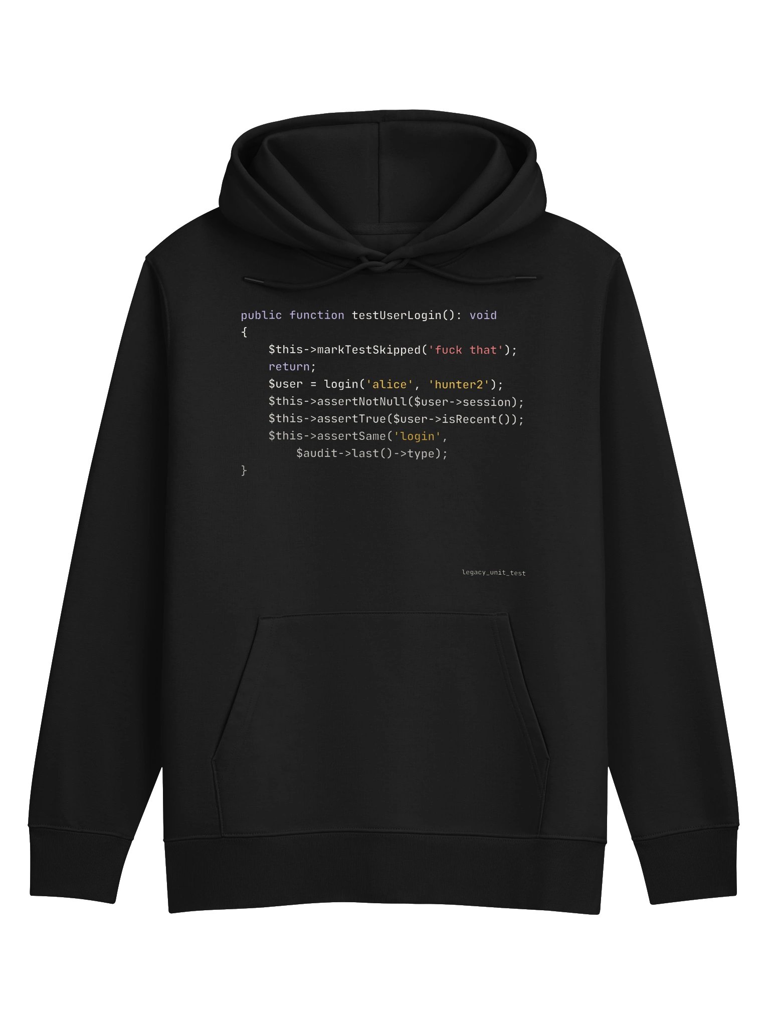 Skipped Test · PHP hoodie product image (1)