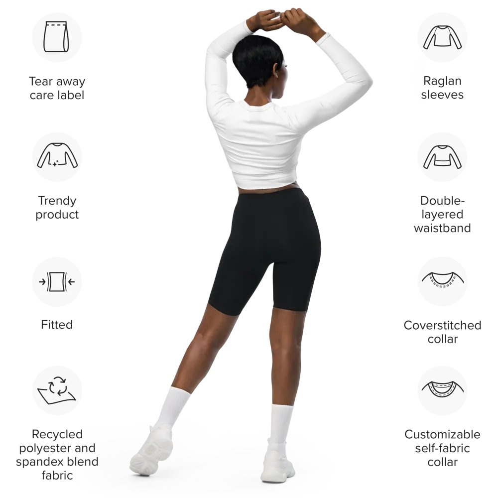 True Crime Love - Crop Top manga larga product image (11)