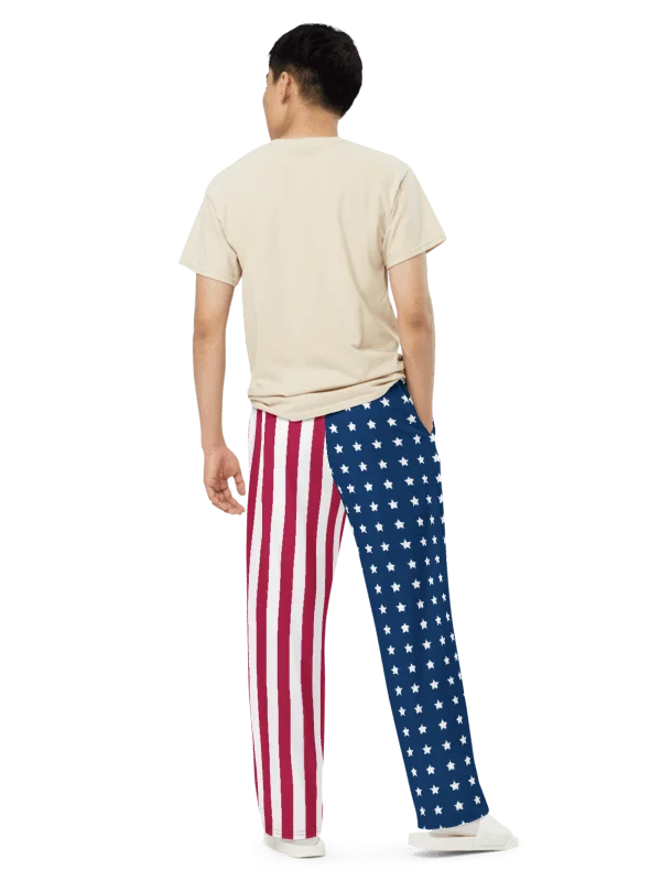 Deadlift Depot July 4th SPECIAL EDITION WIDE LEG PANTS product image (5)