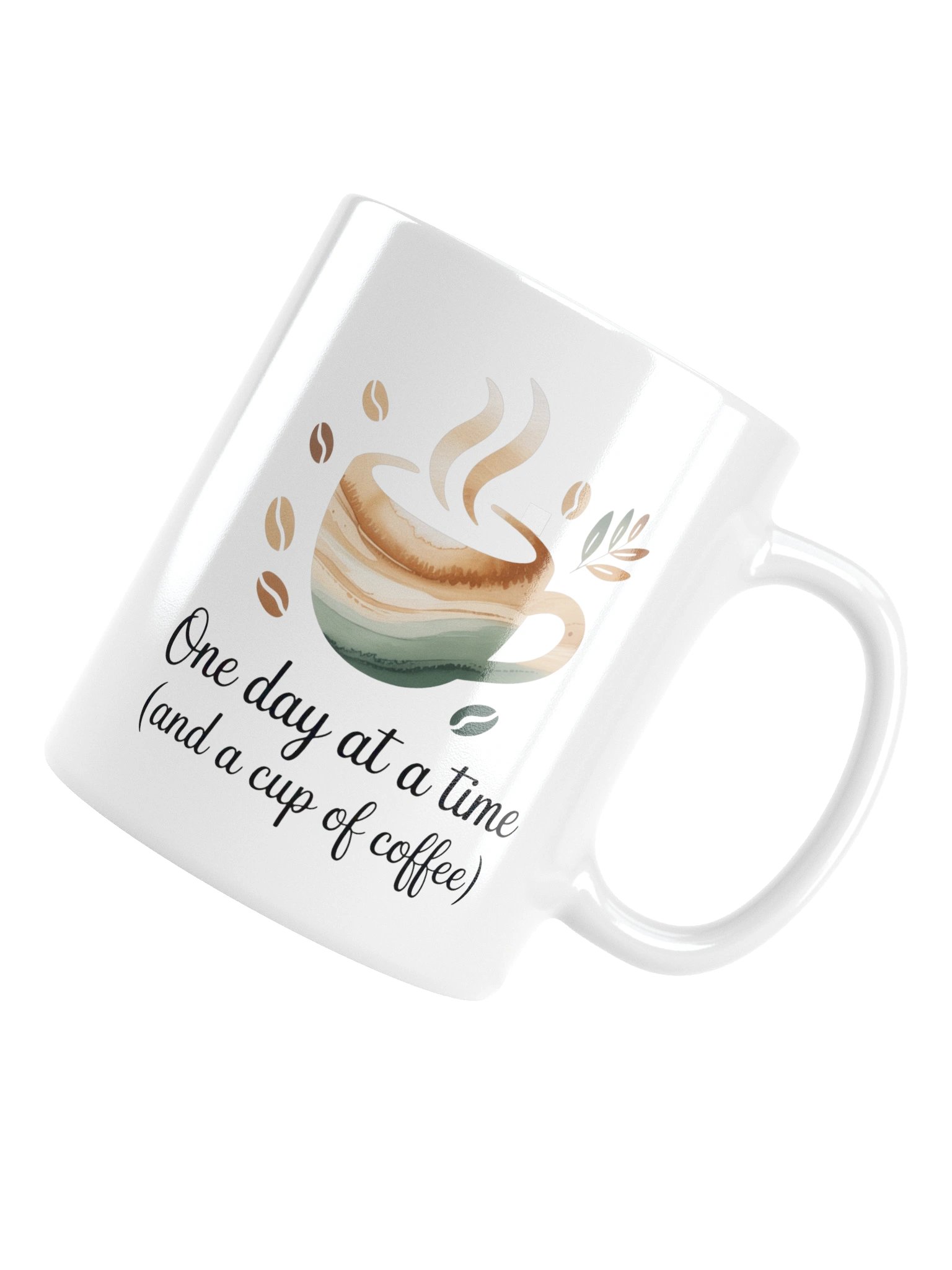 One Day at a Time Coffee Mug – Mindful Lifestyle Gift product image (6)