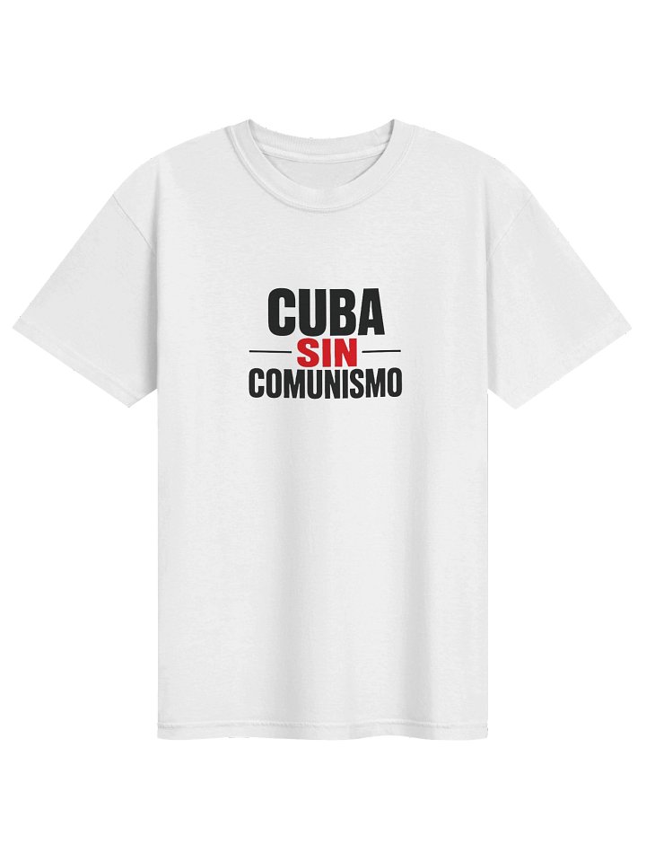 T-Shirt Blanco: Cuba Sin Comunismo product image (1)