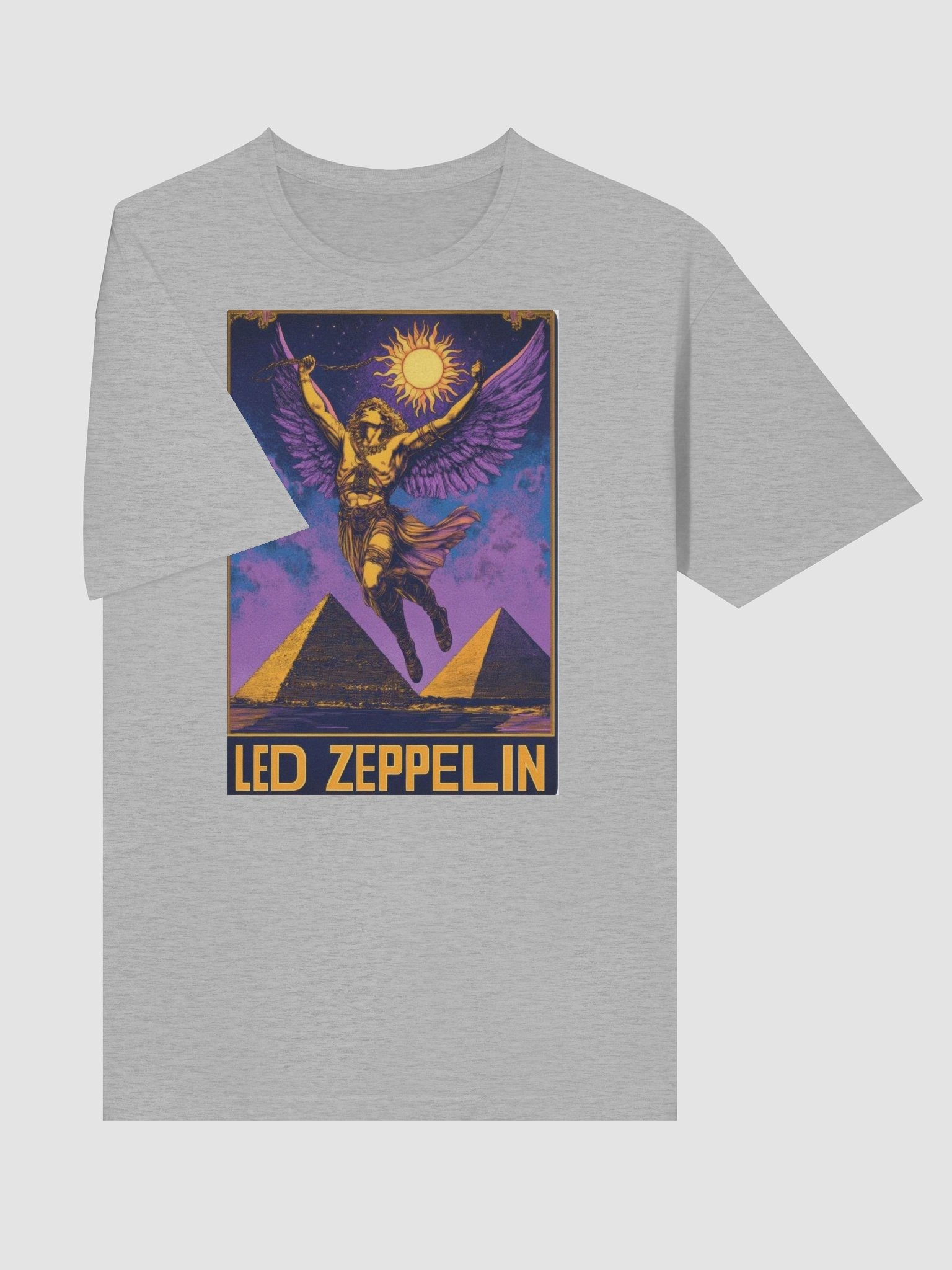 Led Zeppelin T-Shirt | Swan Song Icarus Angel Graphic Tee | Psychedelic Classic Rock Shirt product image (3)