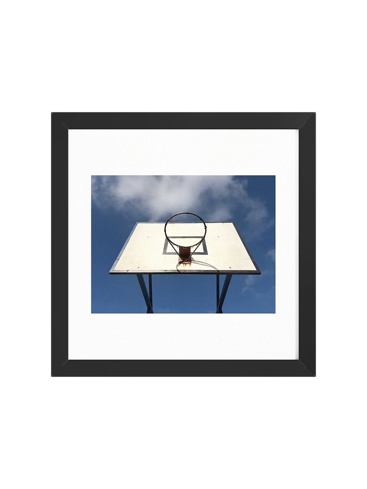 Basketball Hoop Framed Art Print product image (3)