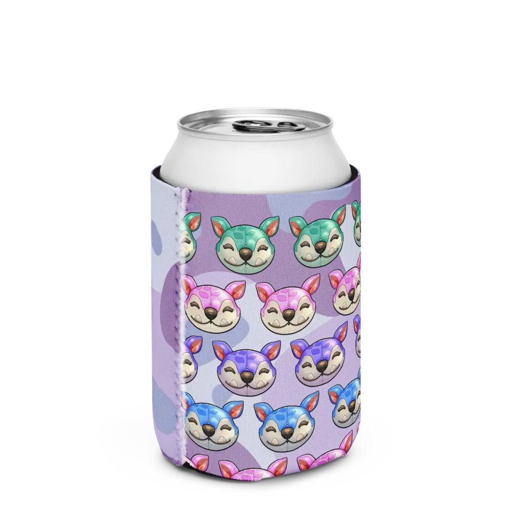Cheerful Chapaa Faces Can Cooler product image (3)