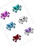Kat Skull Sticker Sheet