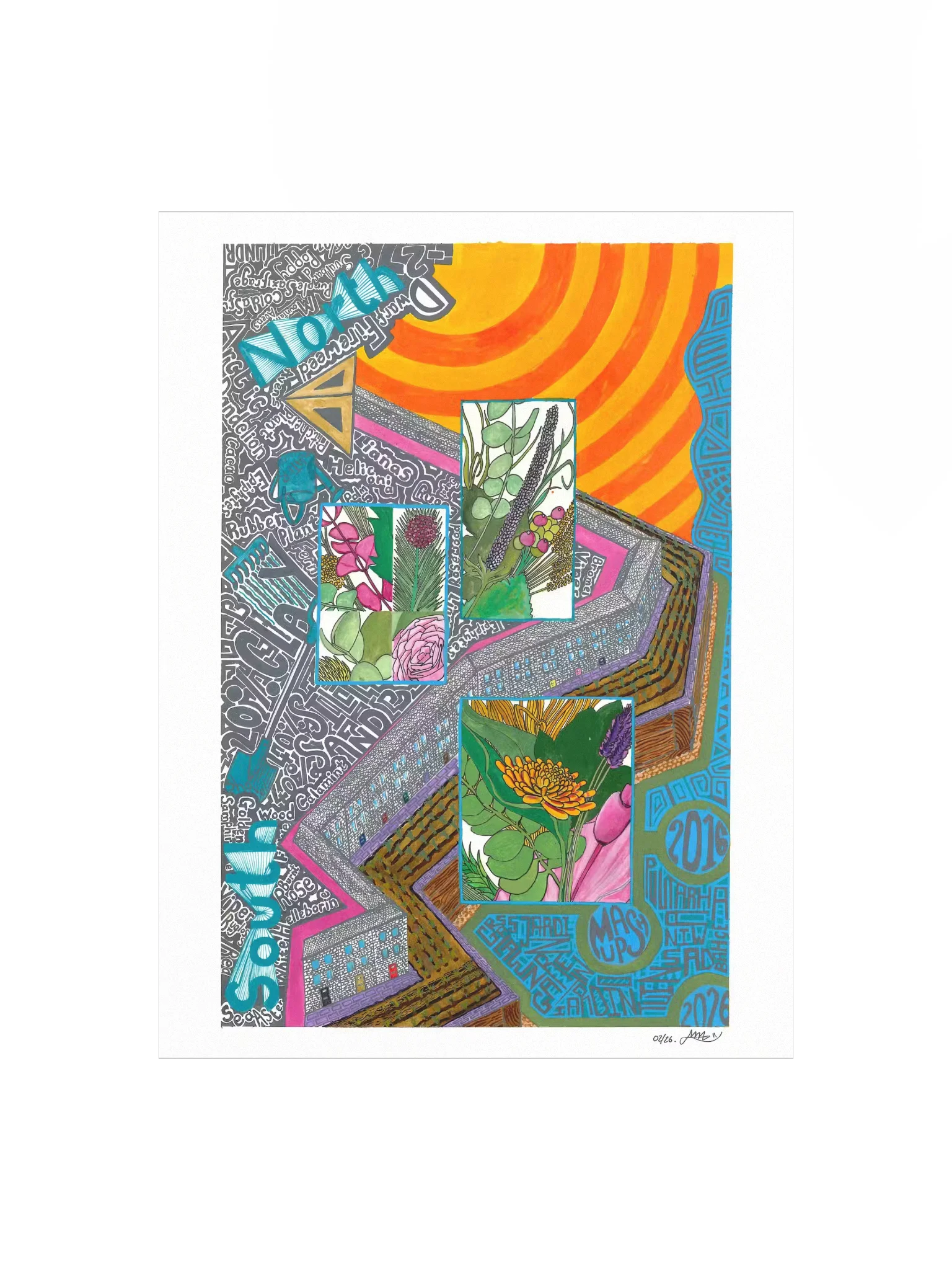 2016-2026 Mash up Poster Print product image (1)