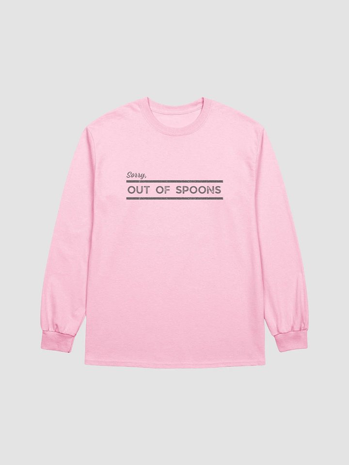 Out of S[poons] Grey Classic Long Sleeve product image (1)