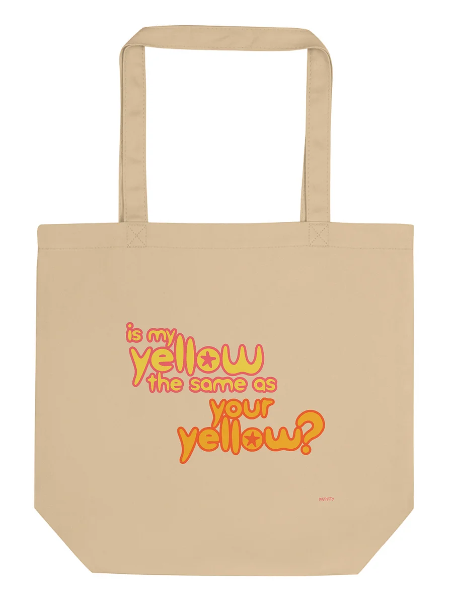 My Yellow vs Your Yellow - TOTE product image (2)