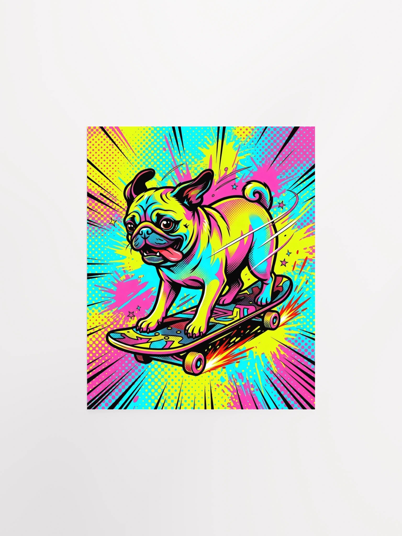 Kickflip Pug Poster product image (25)