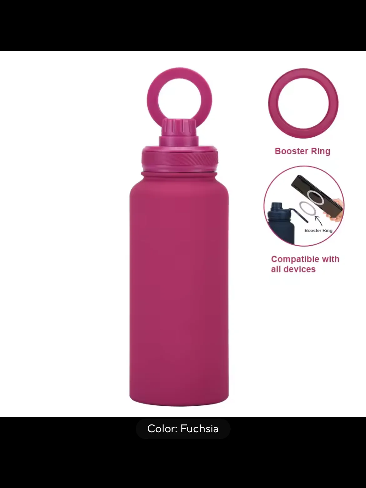Framboise 32 oz. Magnetic Tag Lid Hydralock product image (1)