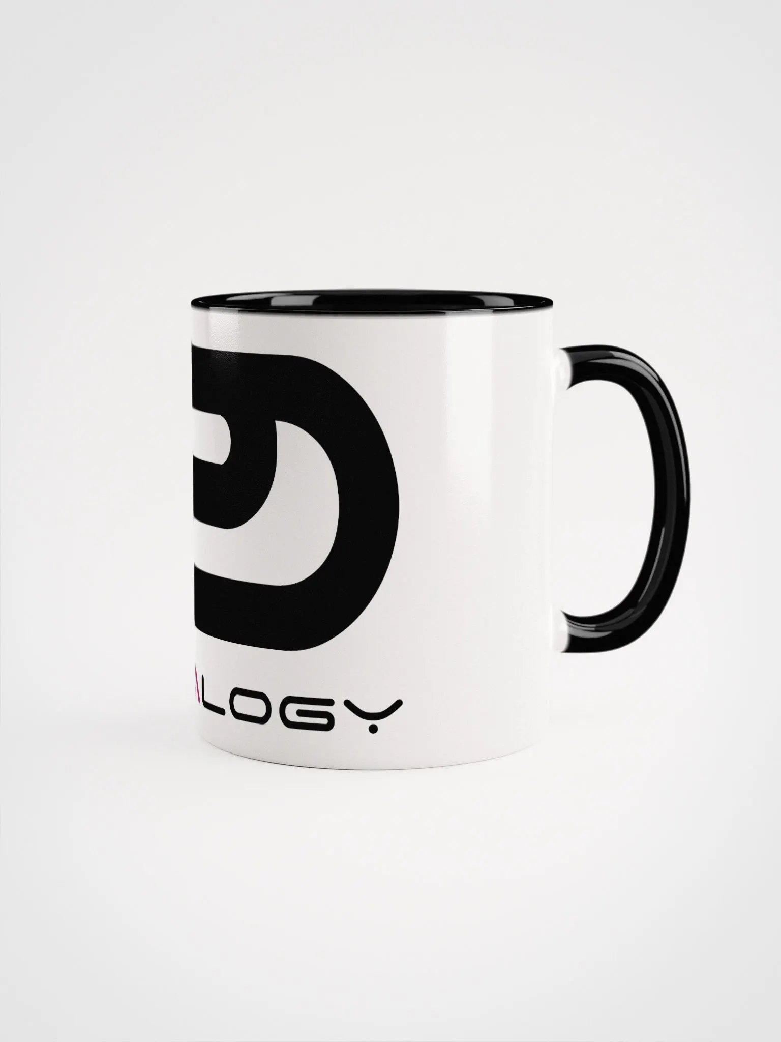 9 AETHER NINEALOGY BLACK ON WHITE MUG product image (3)