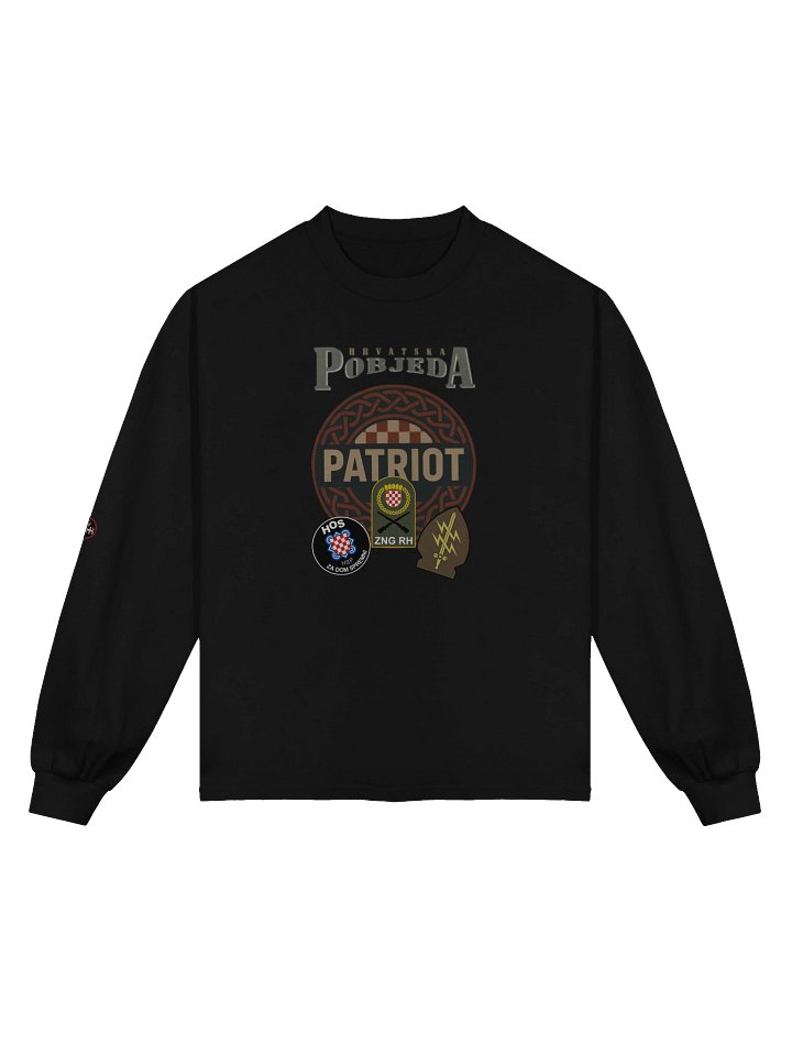Patriotic Emblem Long Sleeve Shirt product image (1)