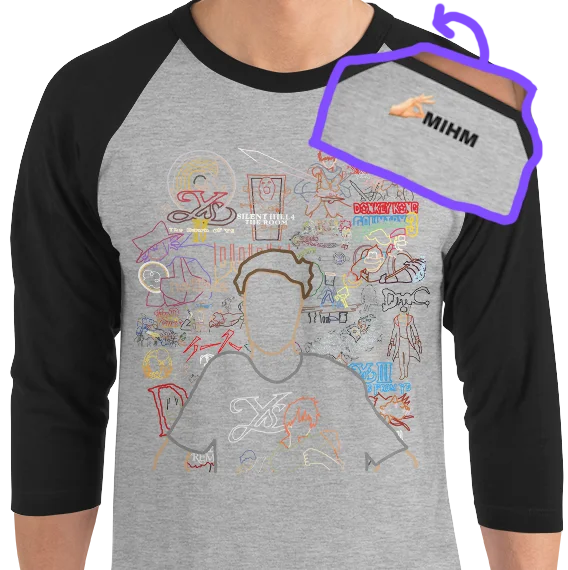 The Game Wall - 3/4 Sleeve + Back product image (1)