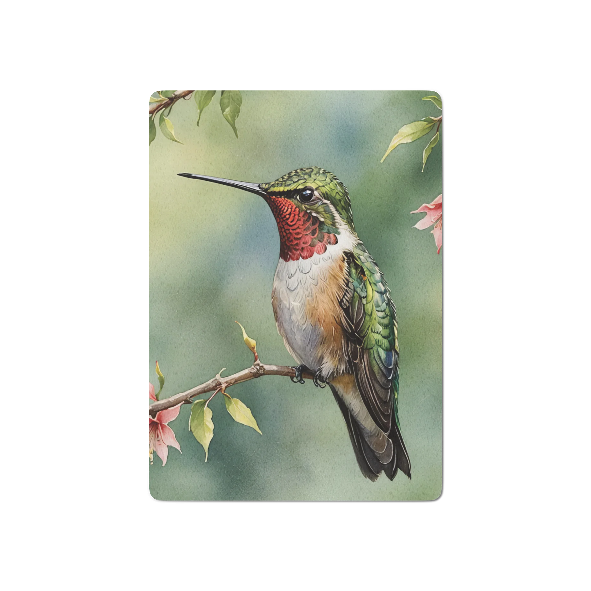 Ruby-Throated Hummingbird Playing Cards product image (4)