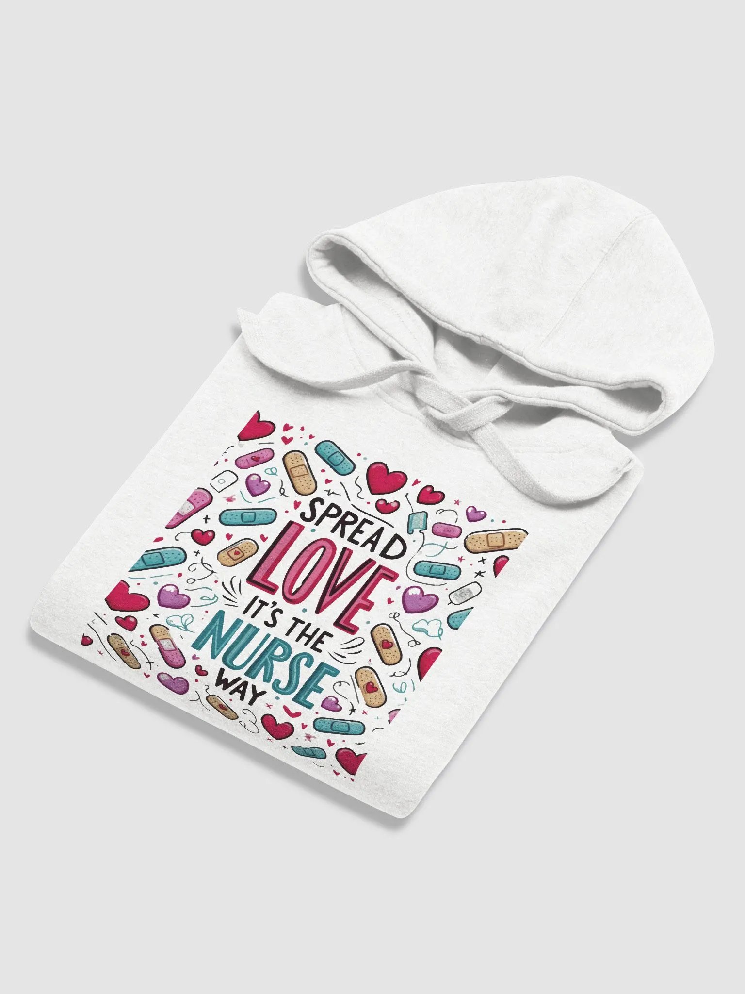 Nurse Love Band-Aid Hoodie product image (27)