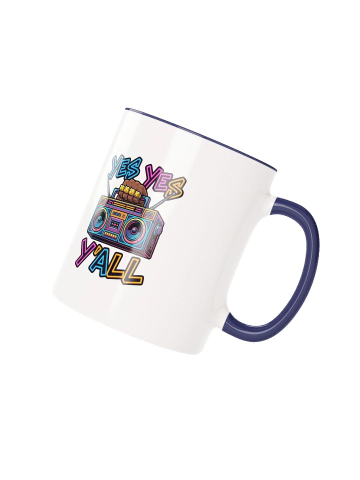 Yes Yes Y’all Hip Hop Mug – Colorful Boombox Coffee Cup for Rap Lovers product image (2)
