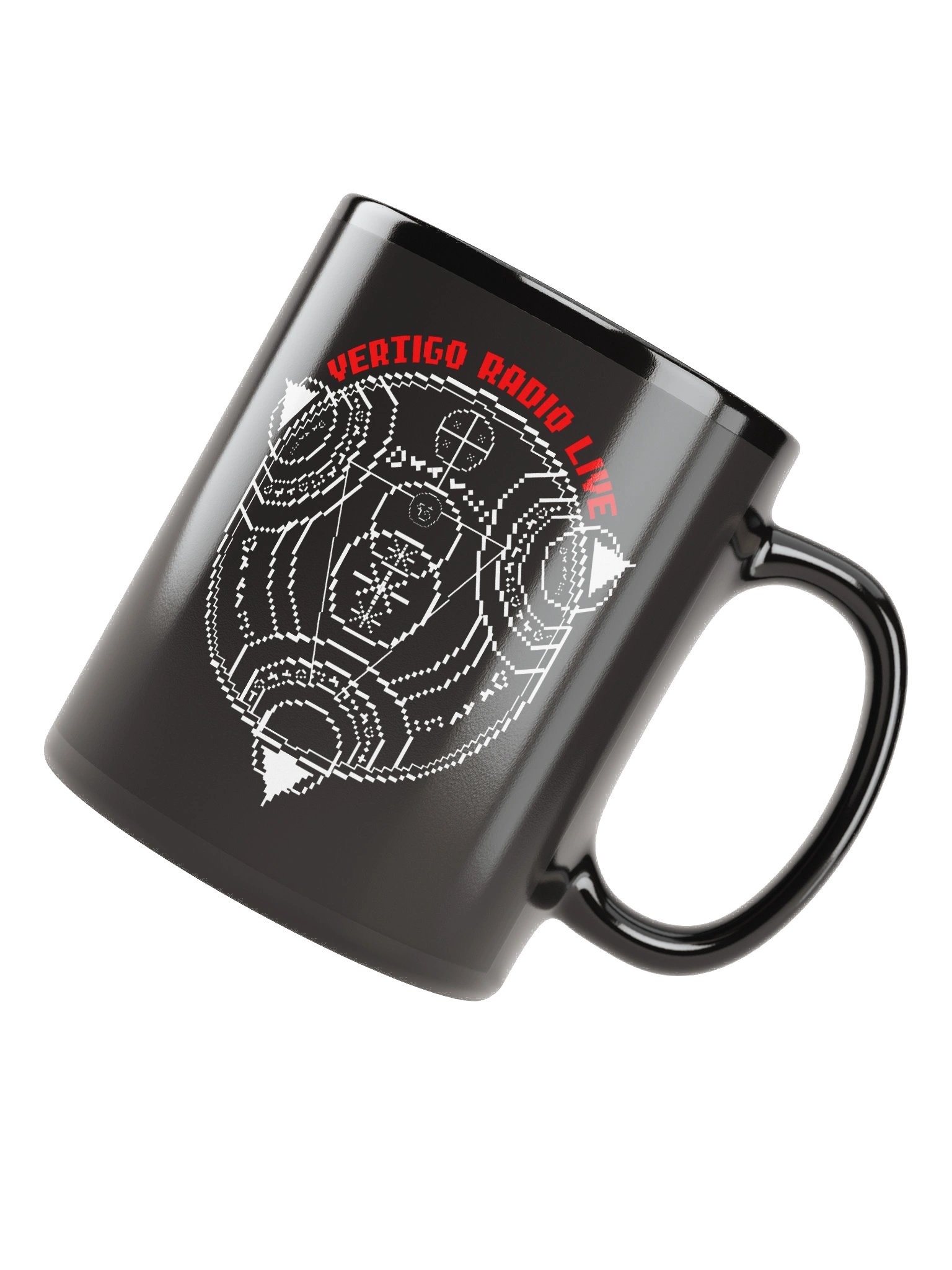 Vertigo Radio Live Mug: Pixel Red product image (8)