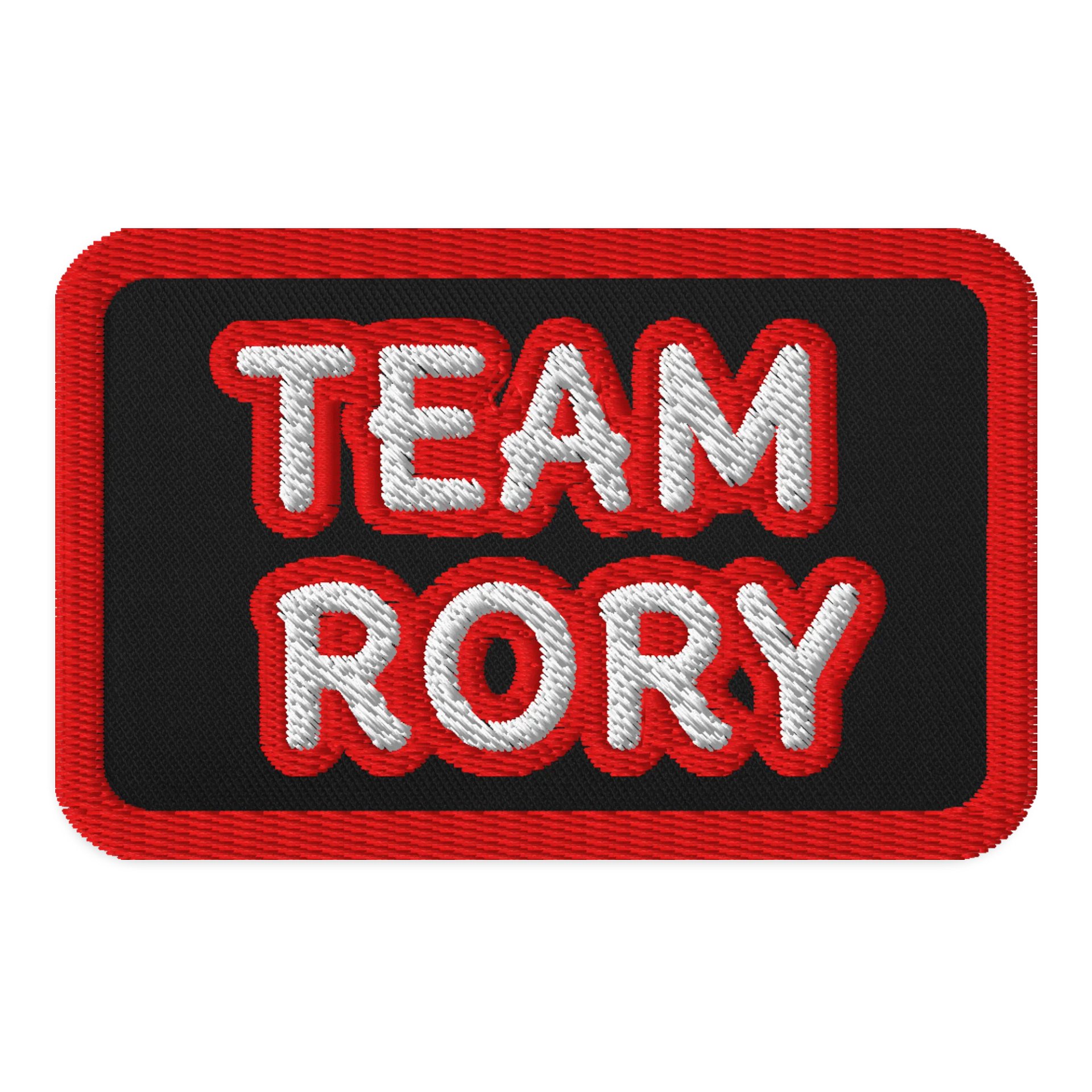 'TEAM RORY' Embroidered Patch product image (1)