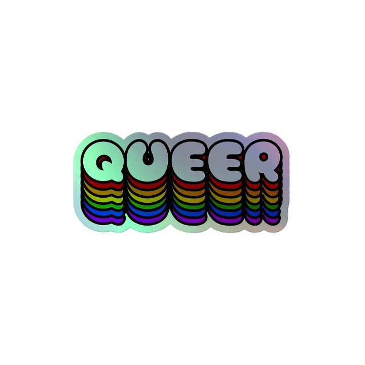 Queer | Holo Sticker product image (2)