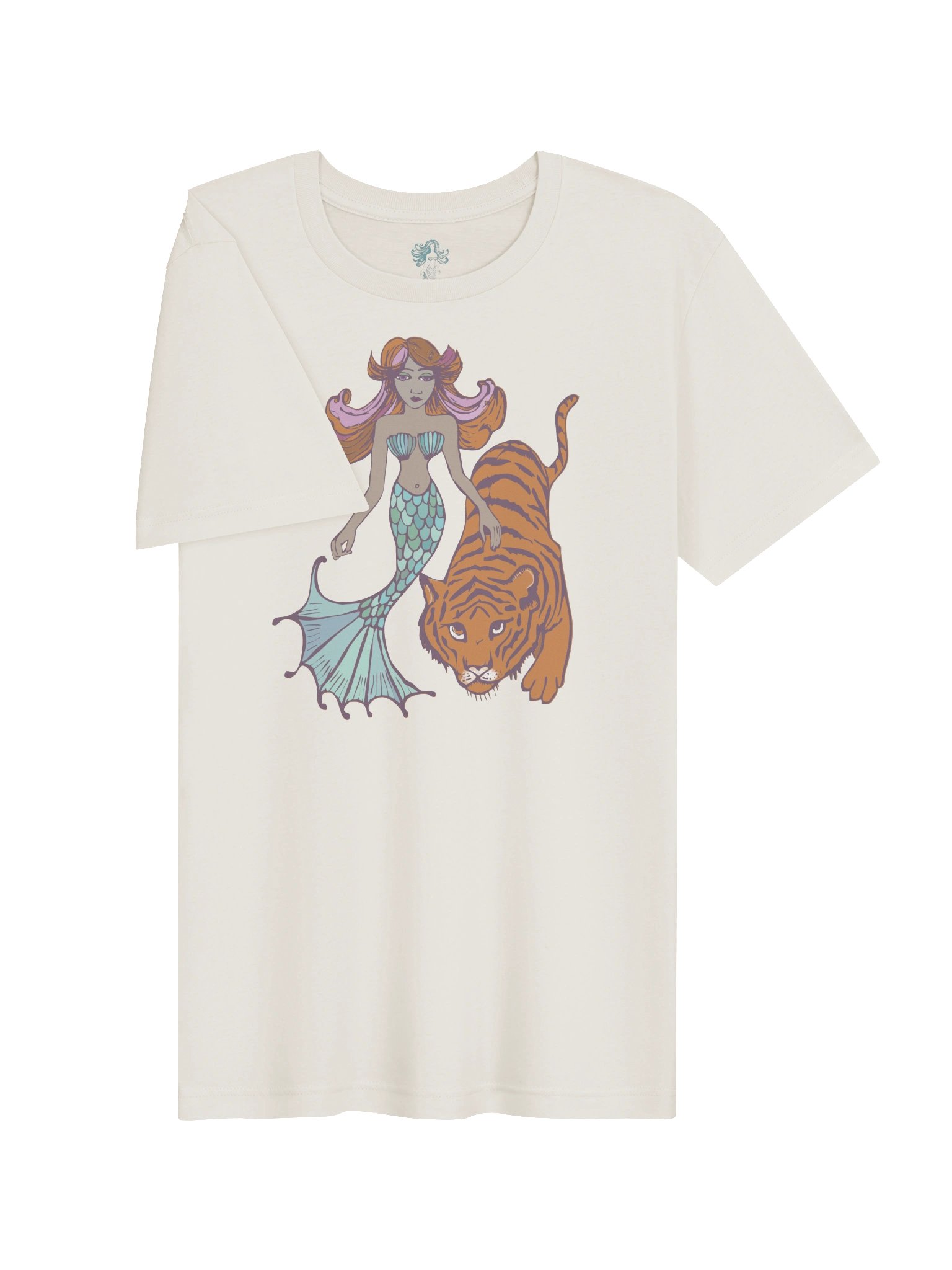 Unisex Mermaid Tiger T-shirt product image (3)