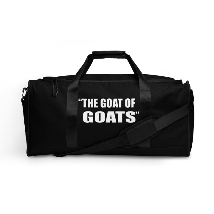 The Goat of Goats Black Duffle Bag product image (1)