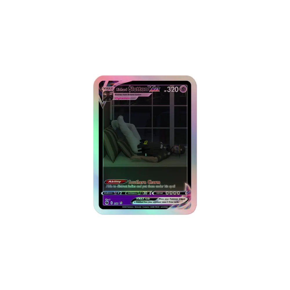 Sutton Holographic Sticker. product image (1)