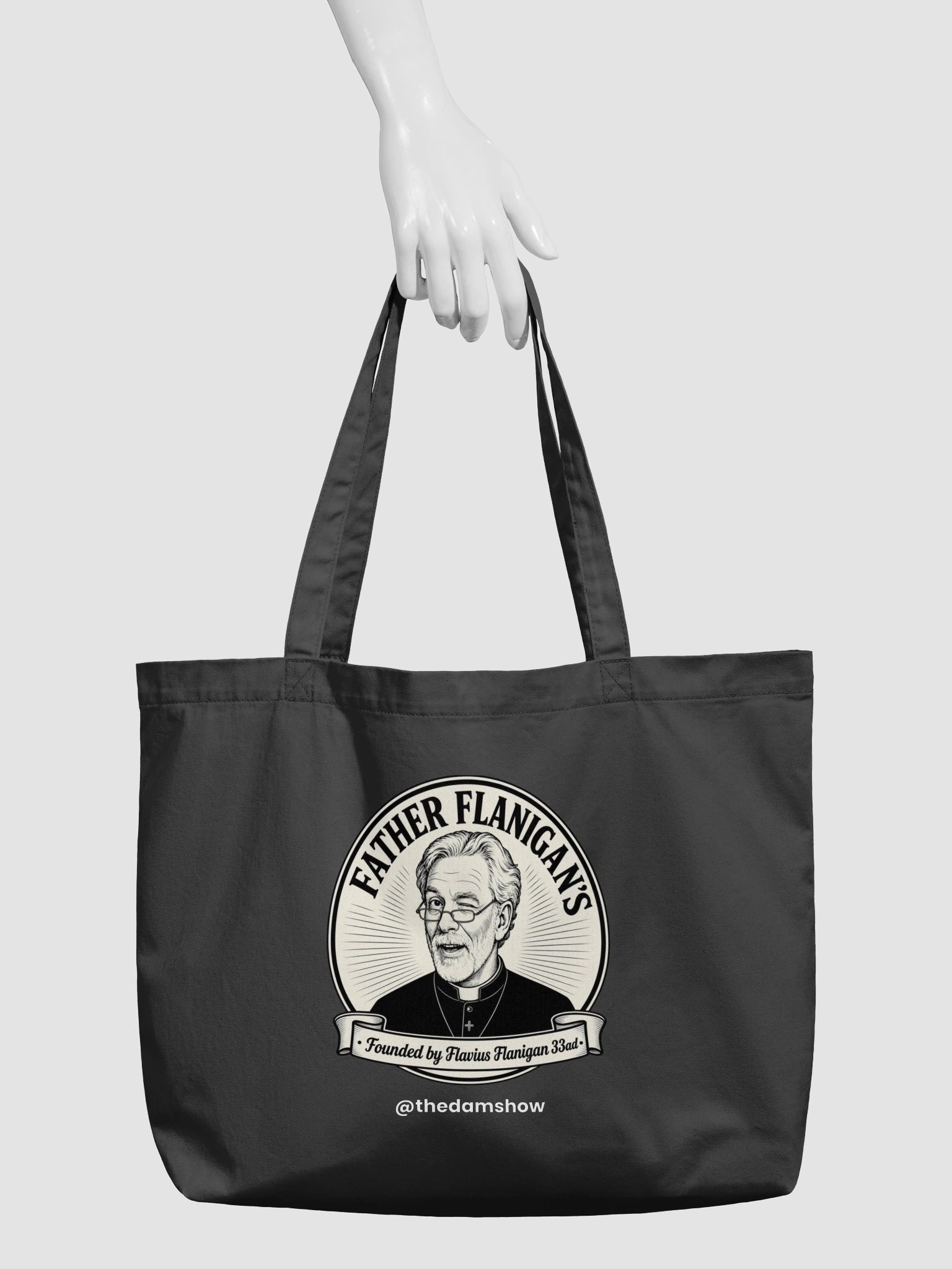 Father Flanigan's Tote Bag | Funny Atheist Tote product image (2)