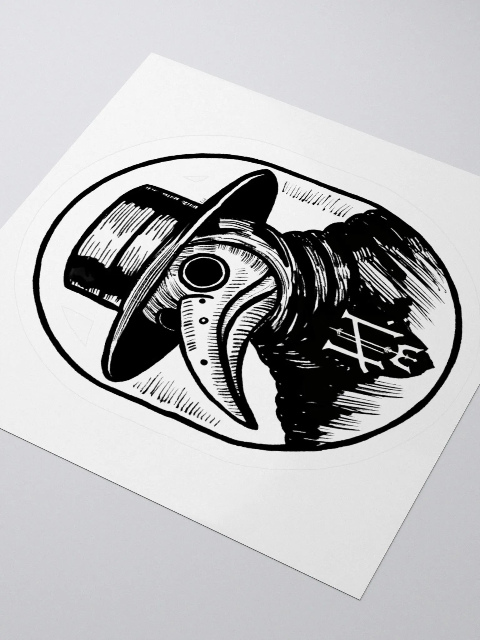 Hellsman Sticker - White product image (3)