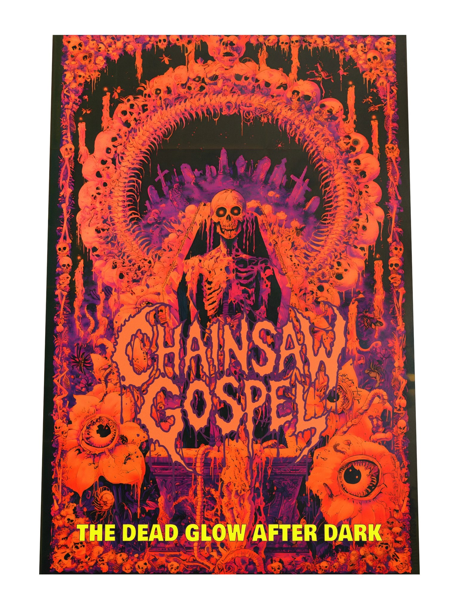 THE DEAD GLOW AFTER DARK — Blacklight Horror Poster product image (4)