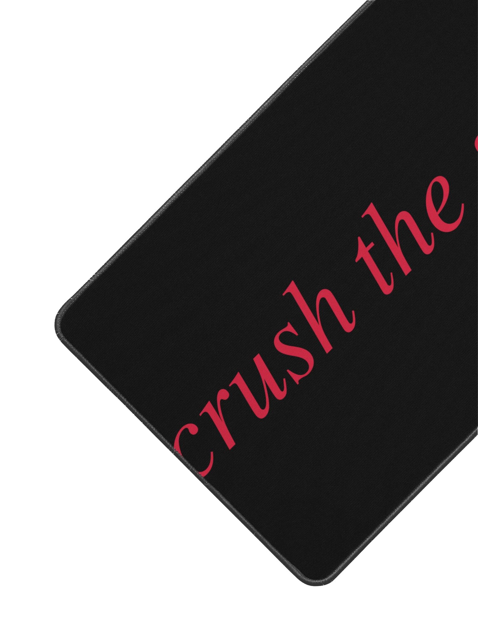No ShopCo Desk Mat - Red on Black product image (3)