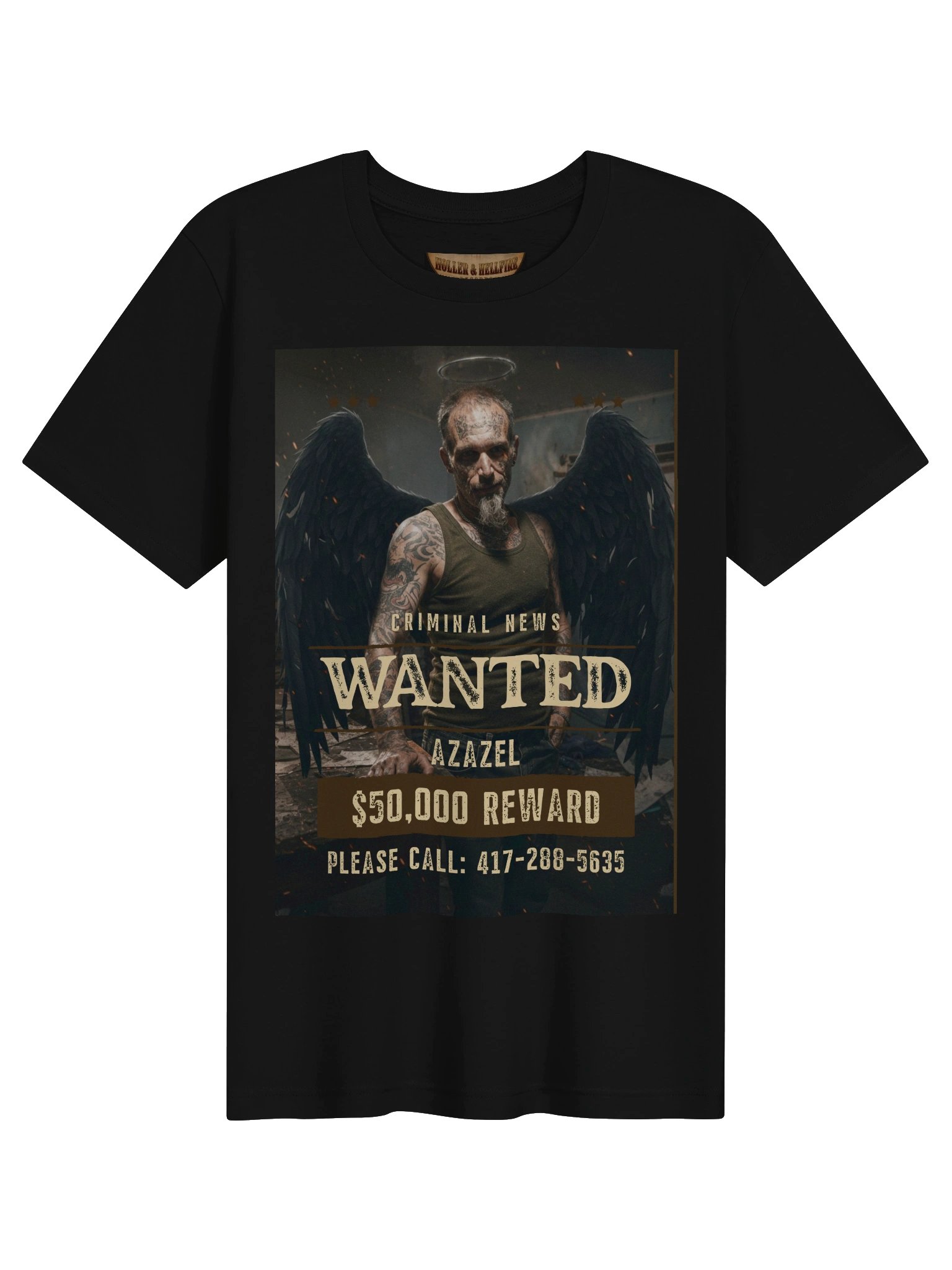 Azazel Wanted Poster Tee product image (1)