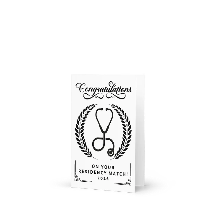 Match Day Card Congratulations Gift for Future Doctor Residency Match Present product image (1)