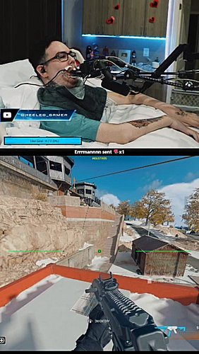 Crazy mouth work 
.
.
Call of Duty: Warzone gameplay using QuadStick controller! 🎮

This device lets me game by sipping & puf...