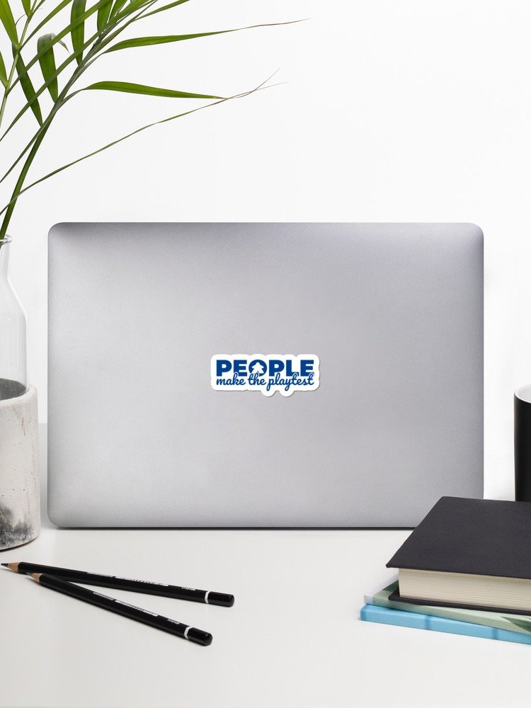 Little Meeple Blue PMTP Vinyl Sticker product image (2)