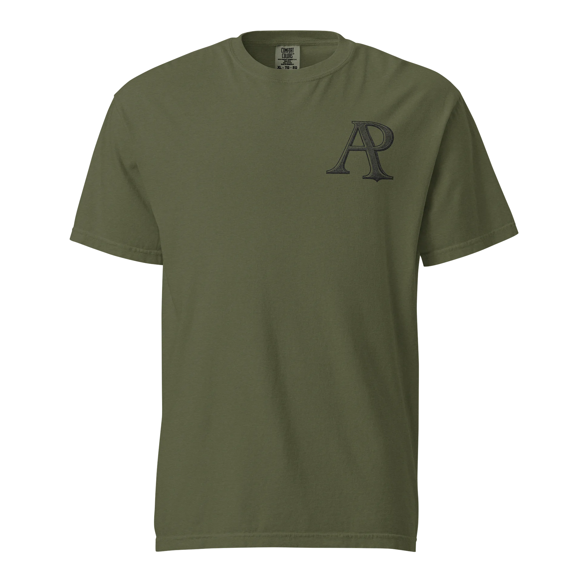 Embroidered Admiral Piff Shirt - Hemp Green product image (1)