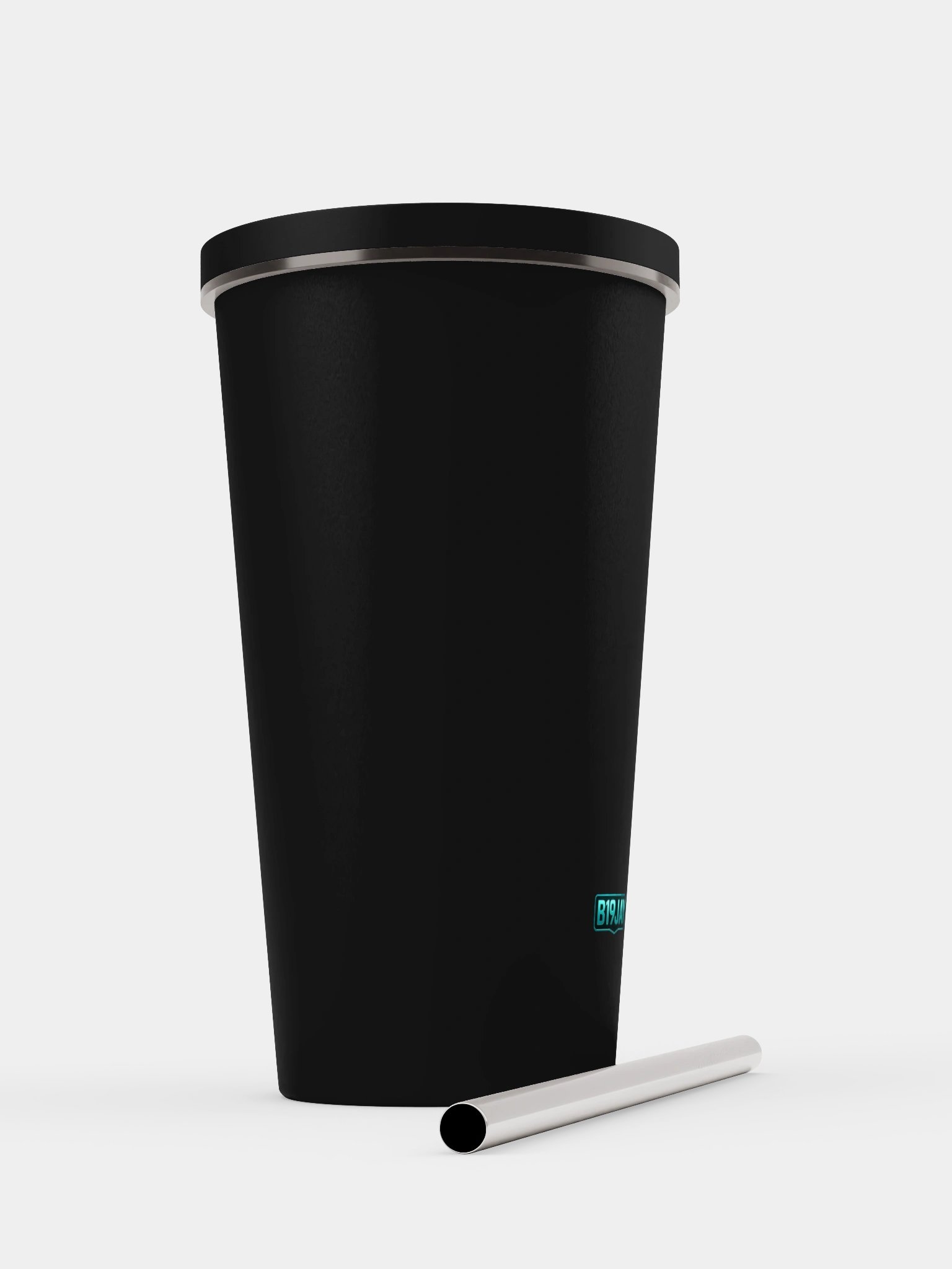 B19 JAY Insulated Cup with Straw product image (5)