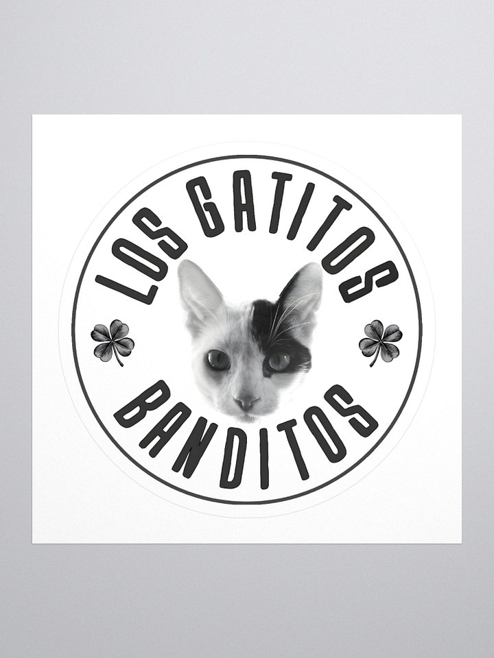 Los Gatitos Banditos Lucky Logo Sticker 2026 product image (1)