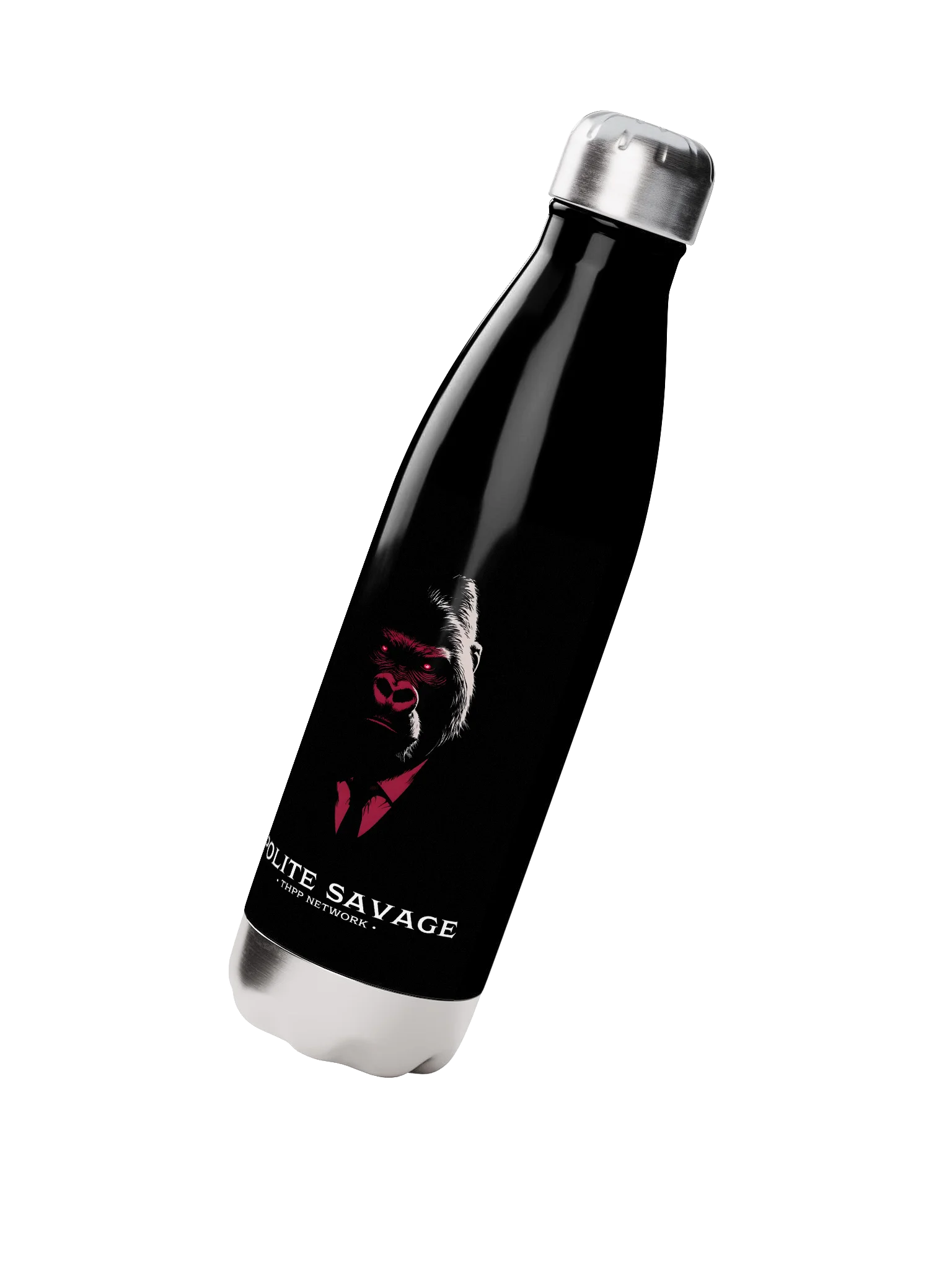 Take Yo Azz to the Gym- Gorilla Black Water Bottle product image (2)