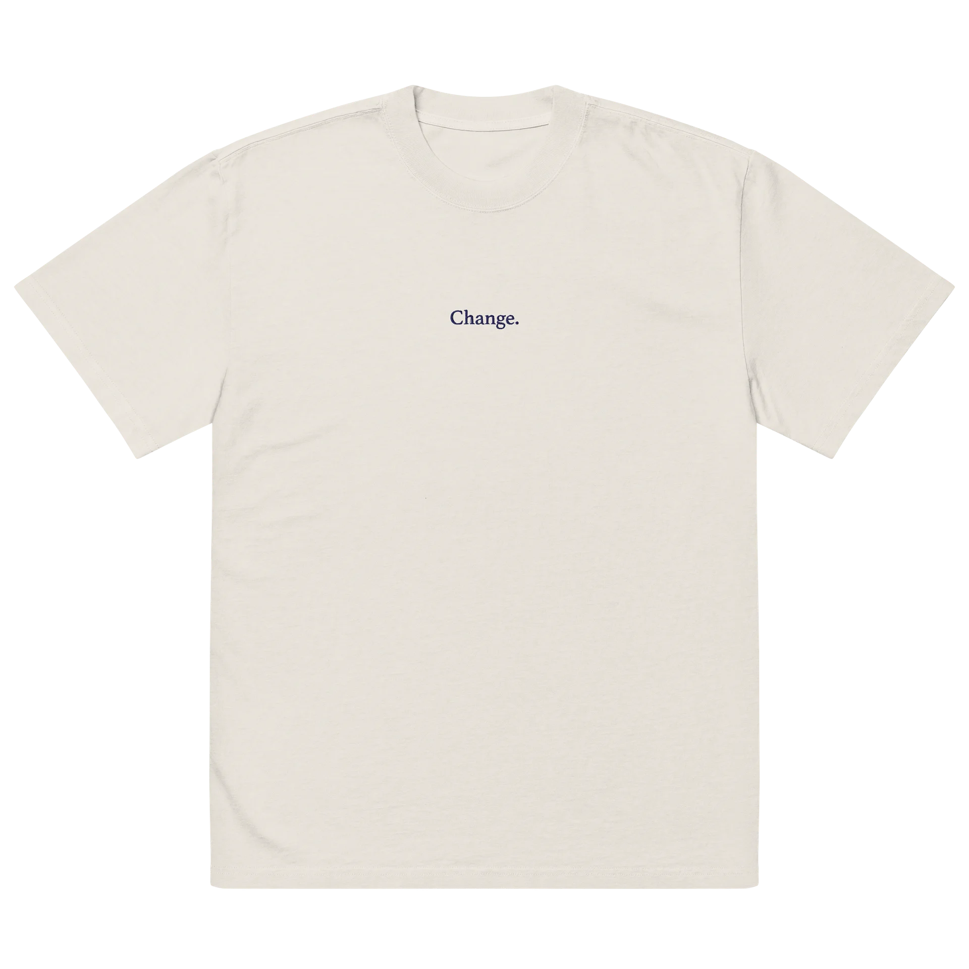 Change. Embroidered Minimal Tee product image (2)