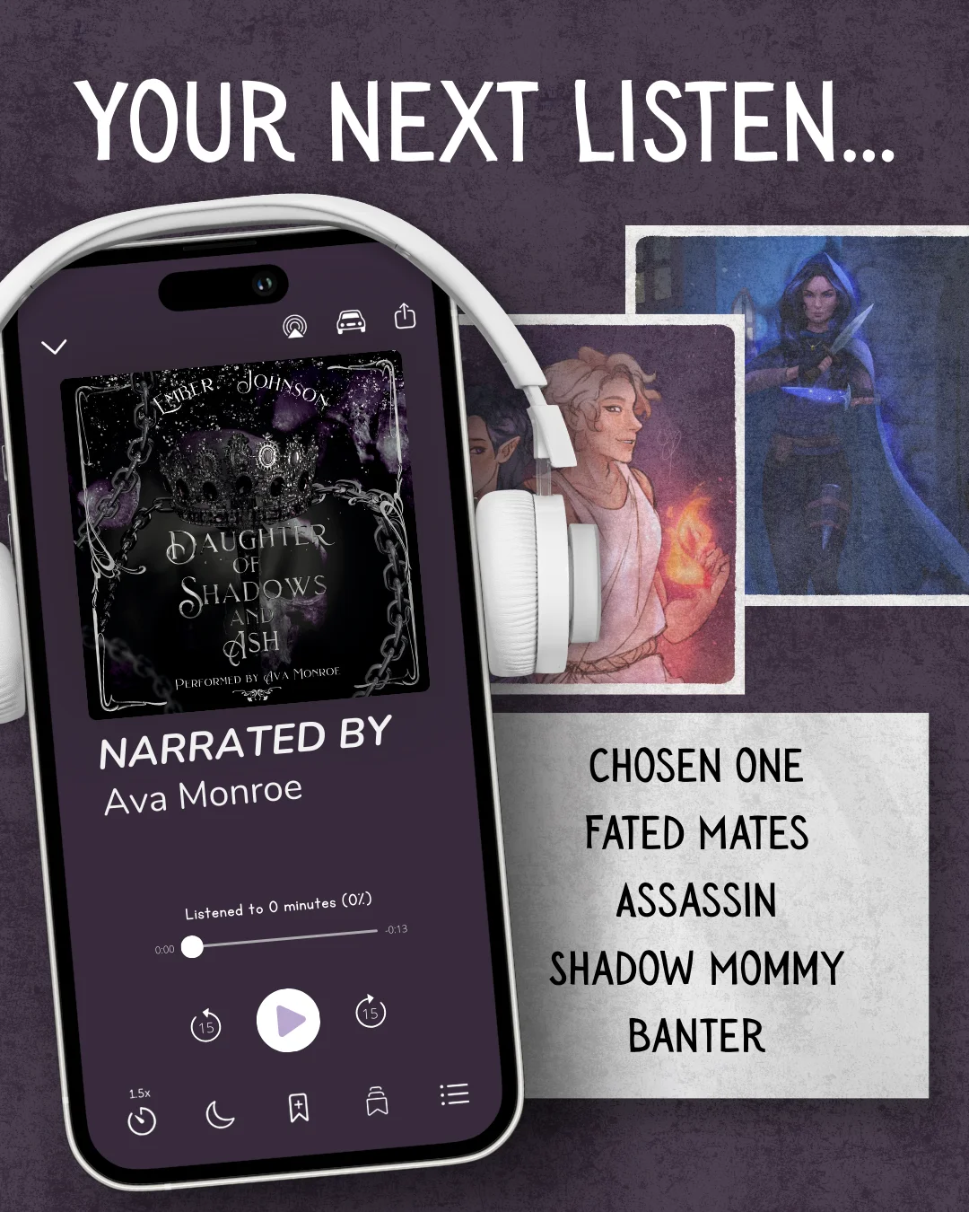 Daughter of Shadows and Ash Audiobook product image (2)