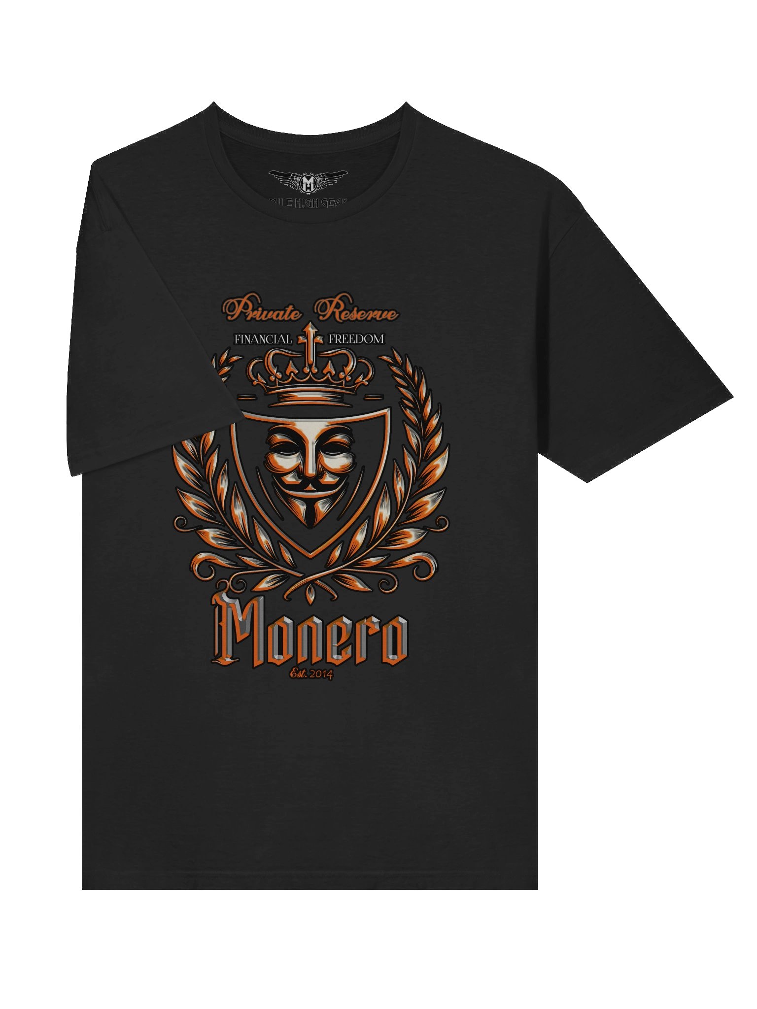 Monero Privacy Reserve T-Shirt product image (6)