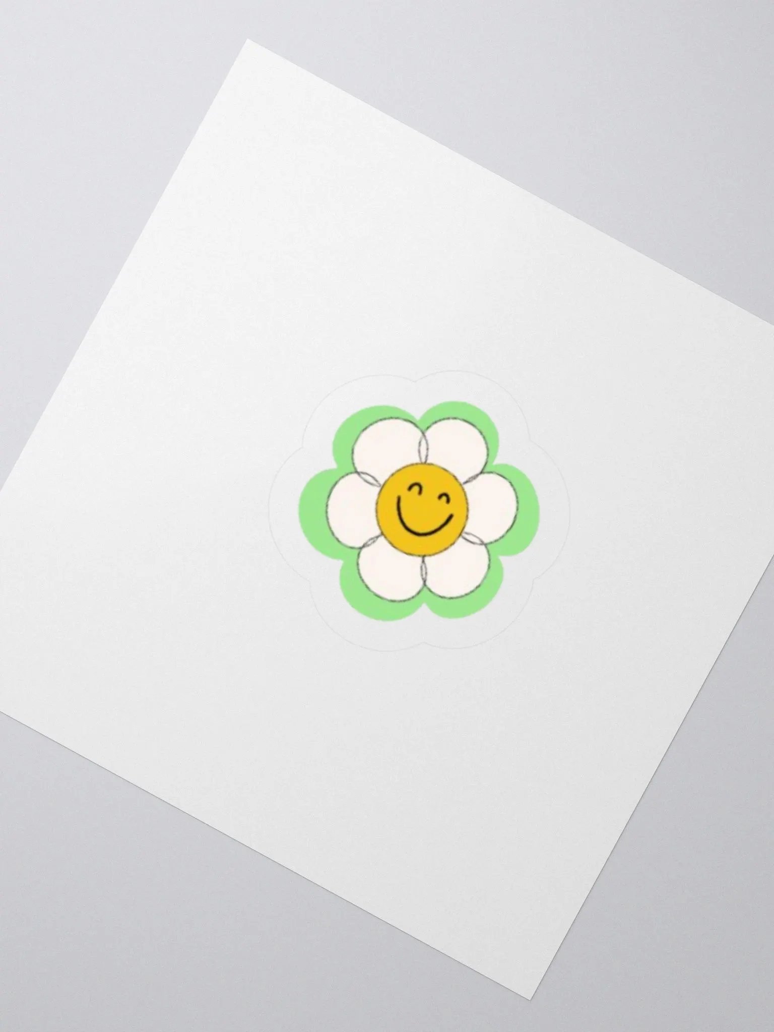 Green Flower Sticker product image (2)
