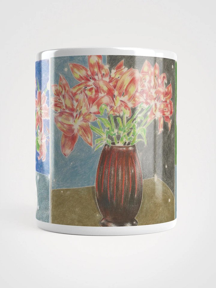 Flowers White Glossy Mug product image (1)