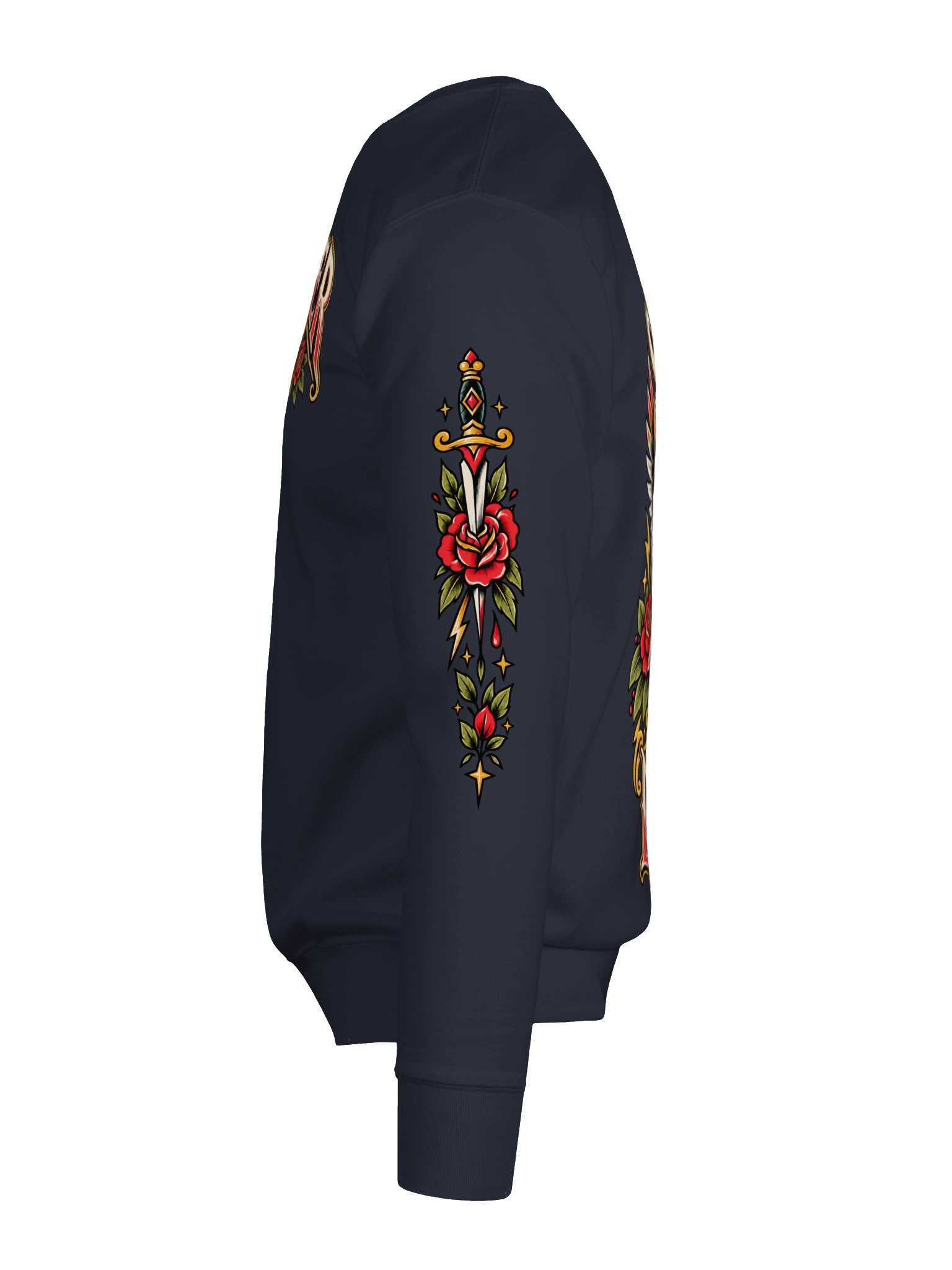 TAFFER Tatted Roses Classic Sweatshirt product image (27)