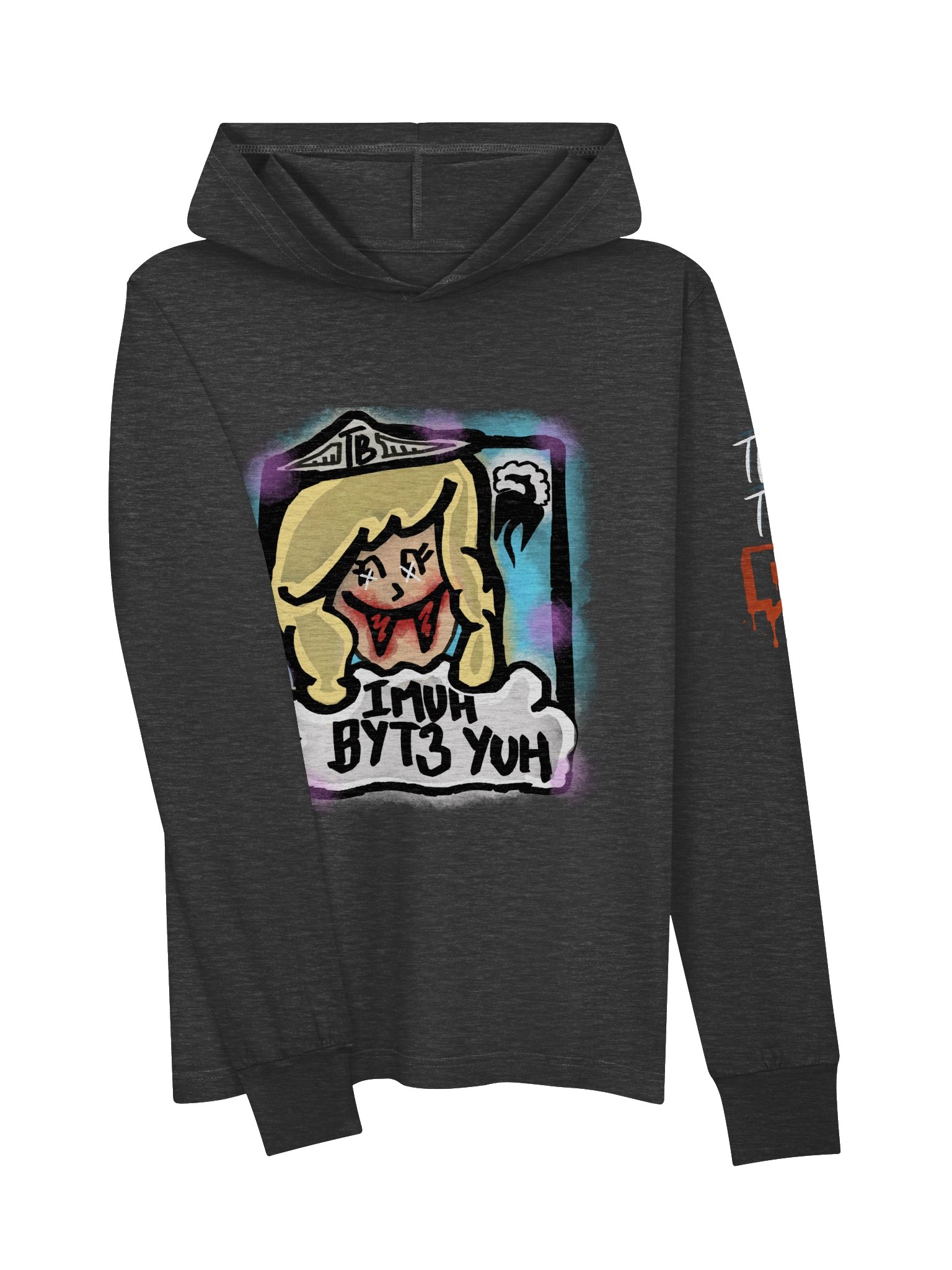Imuh Byt3 Yuh Coloring Book Style Hoodie Tee product image (15)
