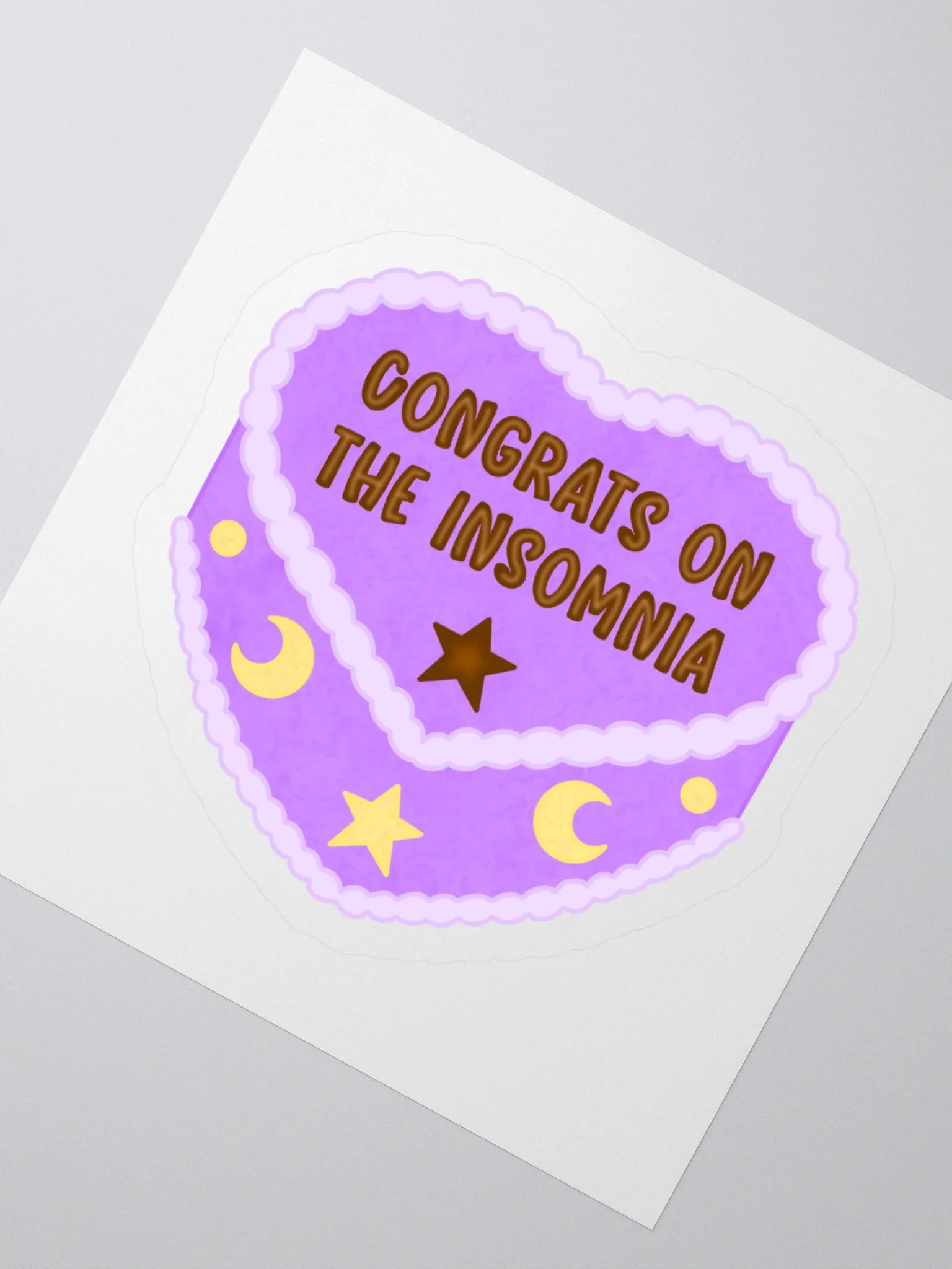 Insomnia Cake Sticker product image (2)